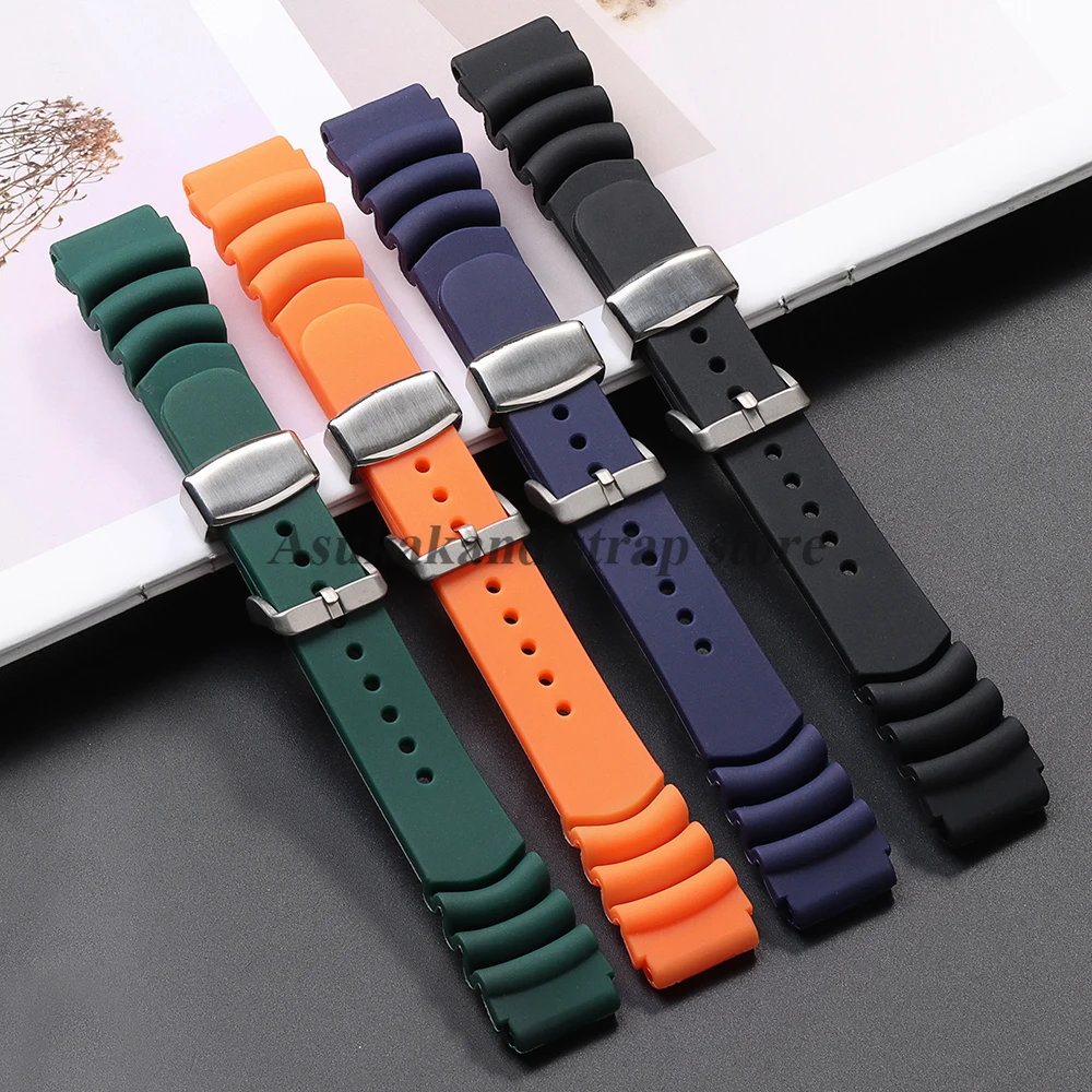 Seiko Watch Prospex - Silicone Watch Strap for Seiko SKX007