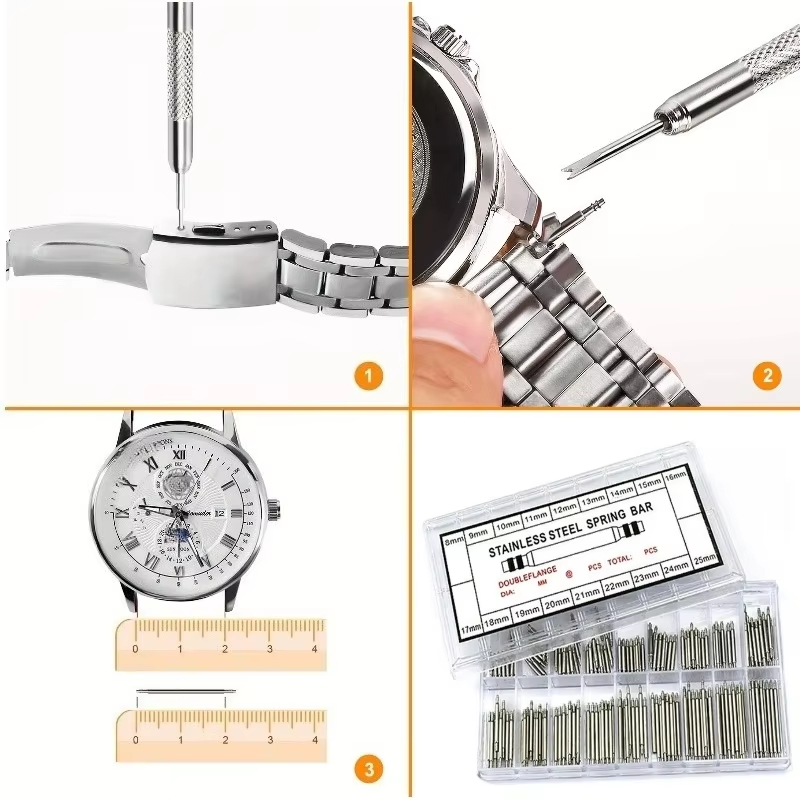 270pcs Stainless Steel Spring  - Spring Bar Tool Set ulasan dan harga