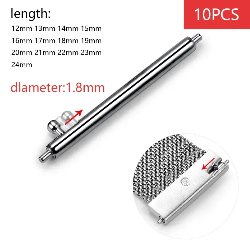 22MM 20MM 10PCS 1.8mm Diameter - Spring Bar Tool Set ulasan dan harga