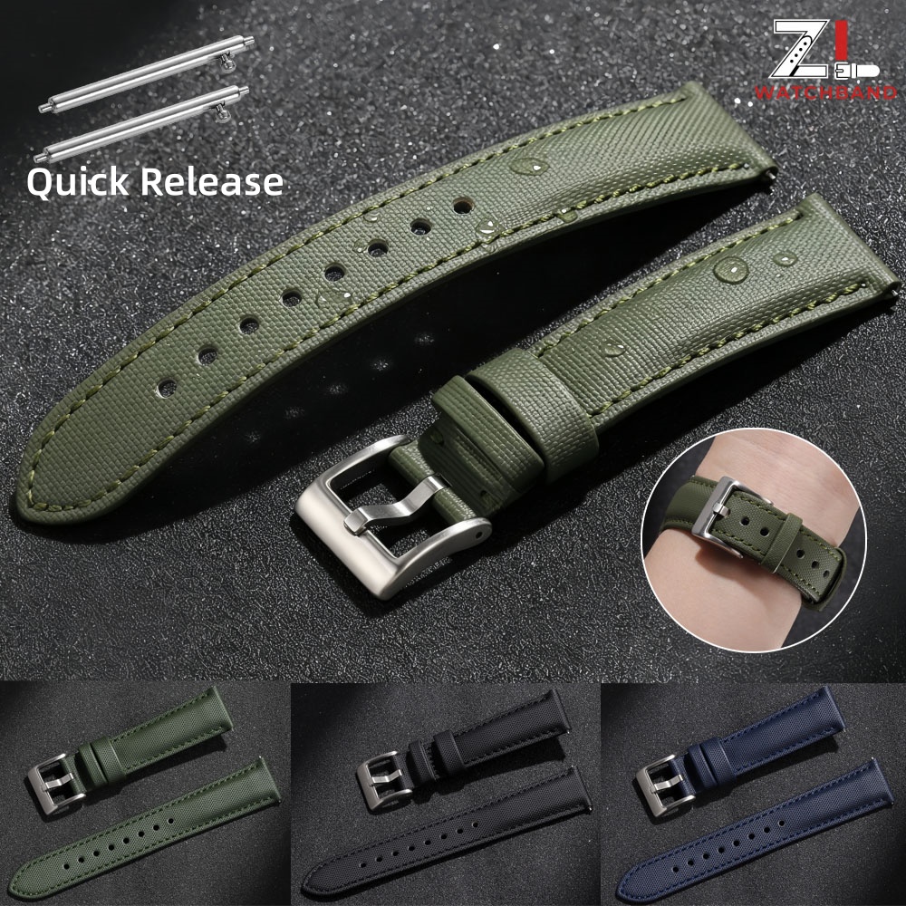 Premium Sailcloth Watch Band f - Canvas Strap Watch ulasan dan harga