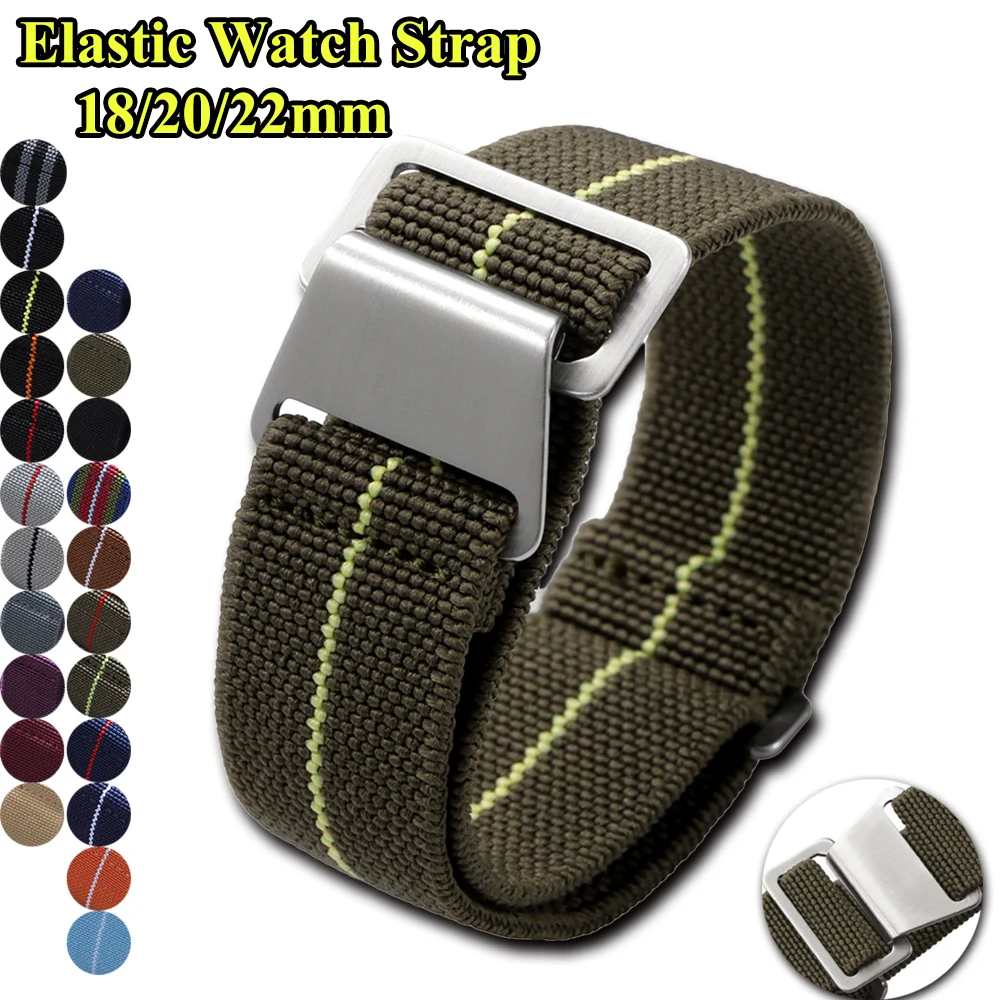 Elastic Watch Strap 18mm 20mm  - Suede Strap Watch ulasan dan harga