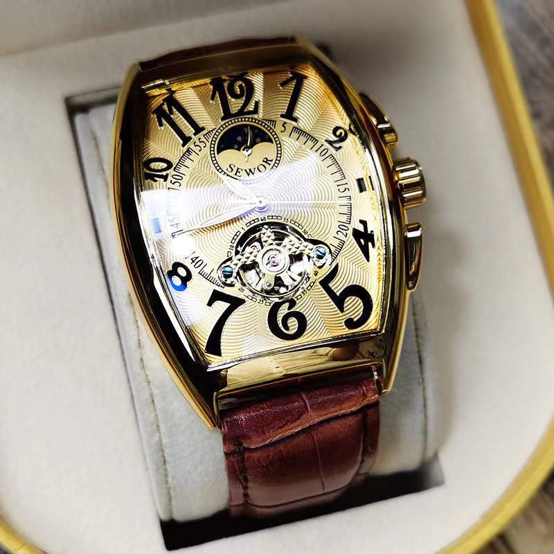SEWOR Mechanical Watch Men Gol - Seiko Watch Prospex ulasan dan harga