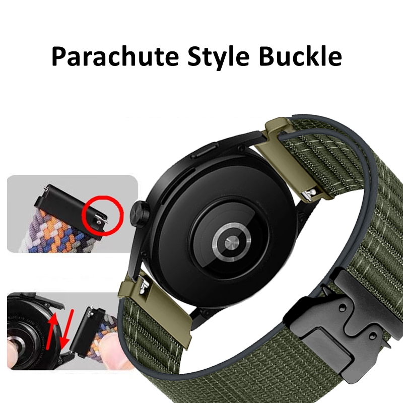 Wave Nylon Loop for Garmin Ven - Parachute Strap Elastic ulasan dan harga