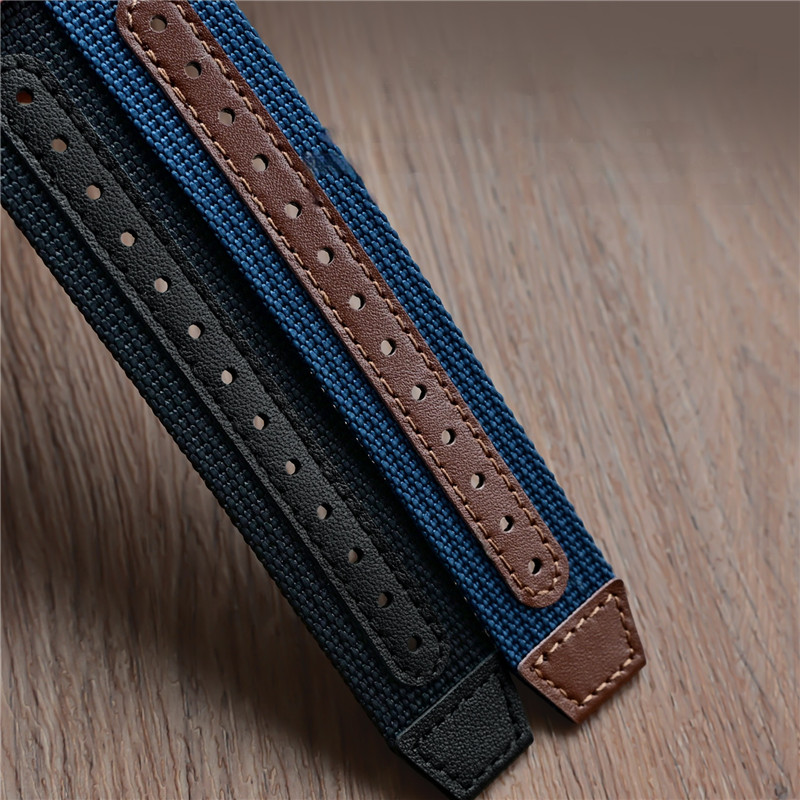 Nylon Ribbed Watch Band 20mm 2 - Canvas Strap Watch ulasan dan harga