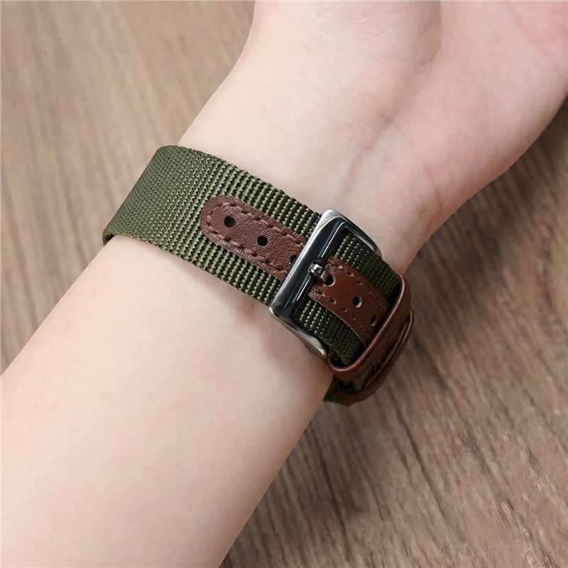 Nylon Ribbed Watch Band 20mm 2 - Canvas Strap Watch ulasan dan harga