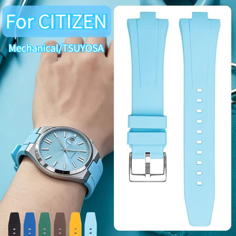 Fluorine rubber watch strap me - Citizen Watch Tsuyosa ulasan dan harga
