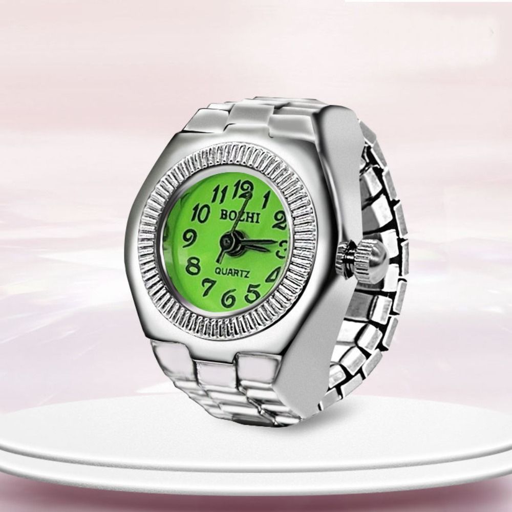 Punk Mini Finger Watch Rings A - Canvas Strap Watch ulasan dan harga