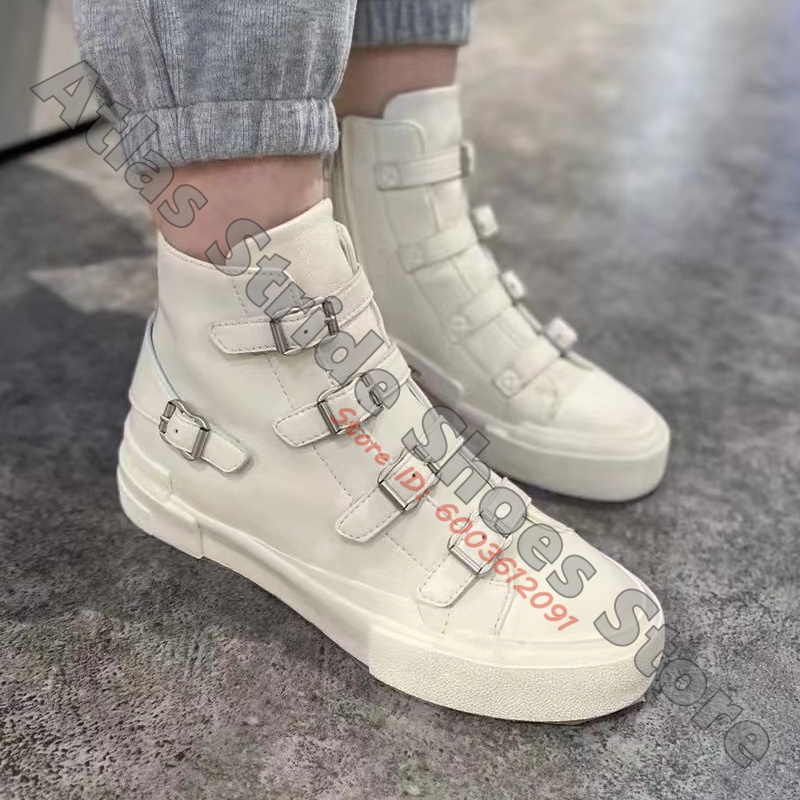 Contrast High Top Sneakers Mul - Mesh Strap Metal ulasan dan harga
