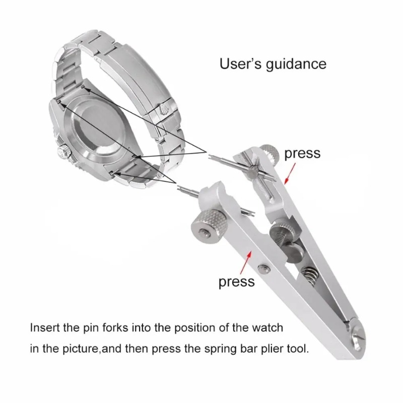 Aluminum Alloy Watch Band Remo - Spring Bar Tool Set ulasan dan harga