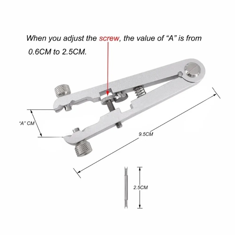 Aluminum Alloy Watch Band Remo - Spring Bar Tool Set ulasan dan harga