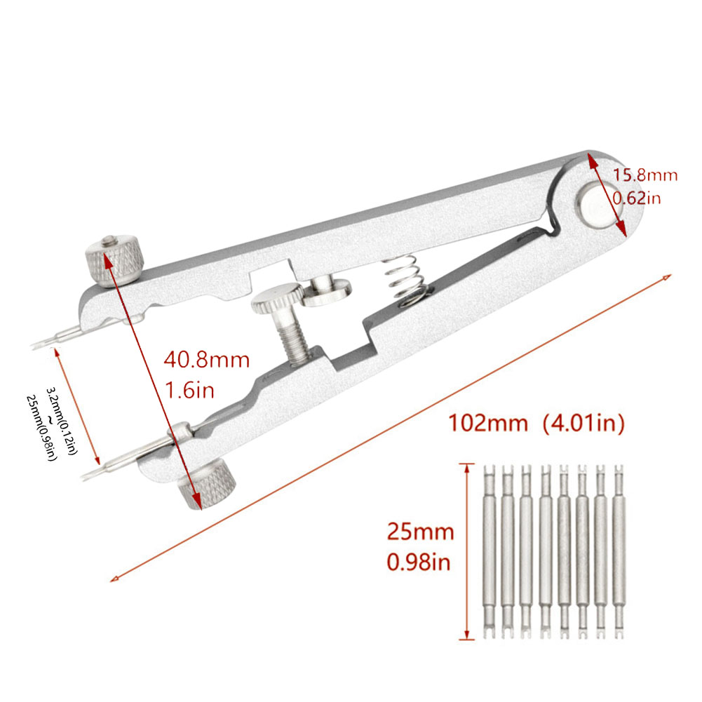 1Pc Watch Spring Bar Plier Too - Spring Bar Tool Set ulasan dan harga