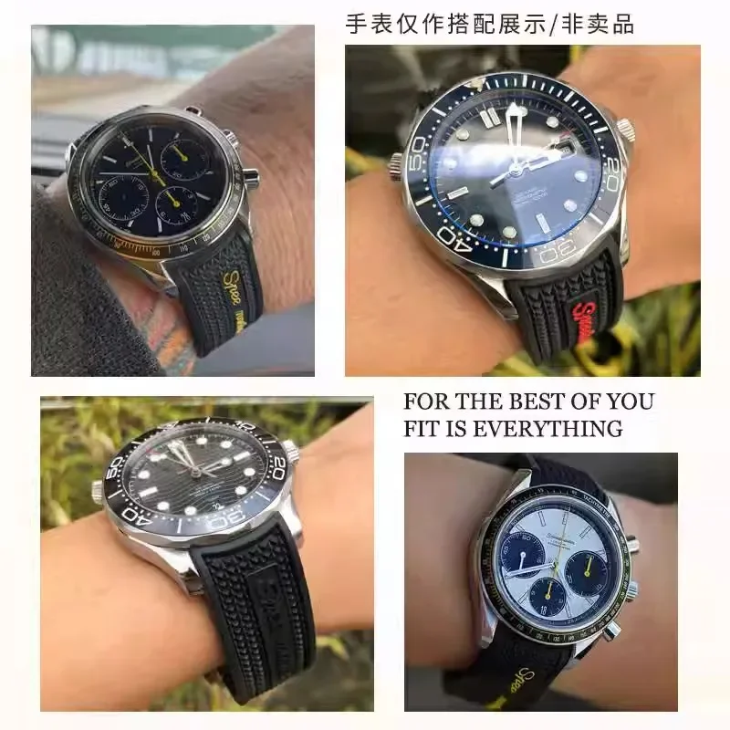 New-Rubber Silicone Watchband  - Omega Watch Speedmaster ulasan dan harga