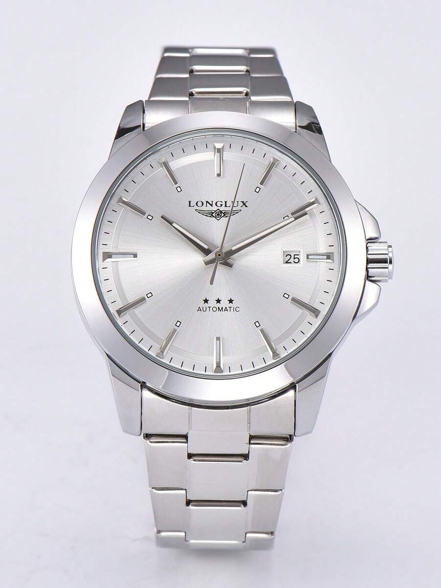 LONGLUX 1pc Men's Automatic Me - Butterfly Clasp Deployant ulasan dan harga