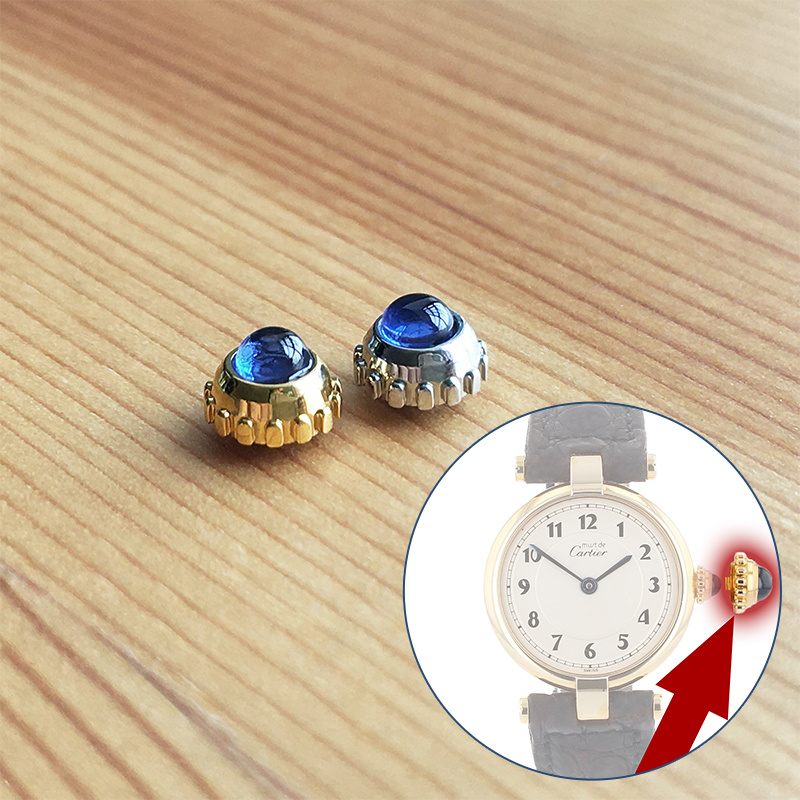 Sapphire watch crown for Carti - Cartier Watch Tank ulasan dan harga