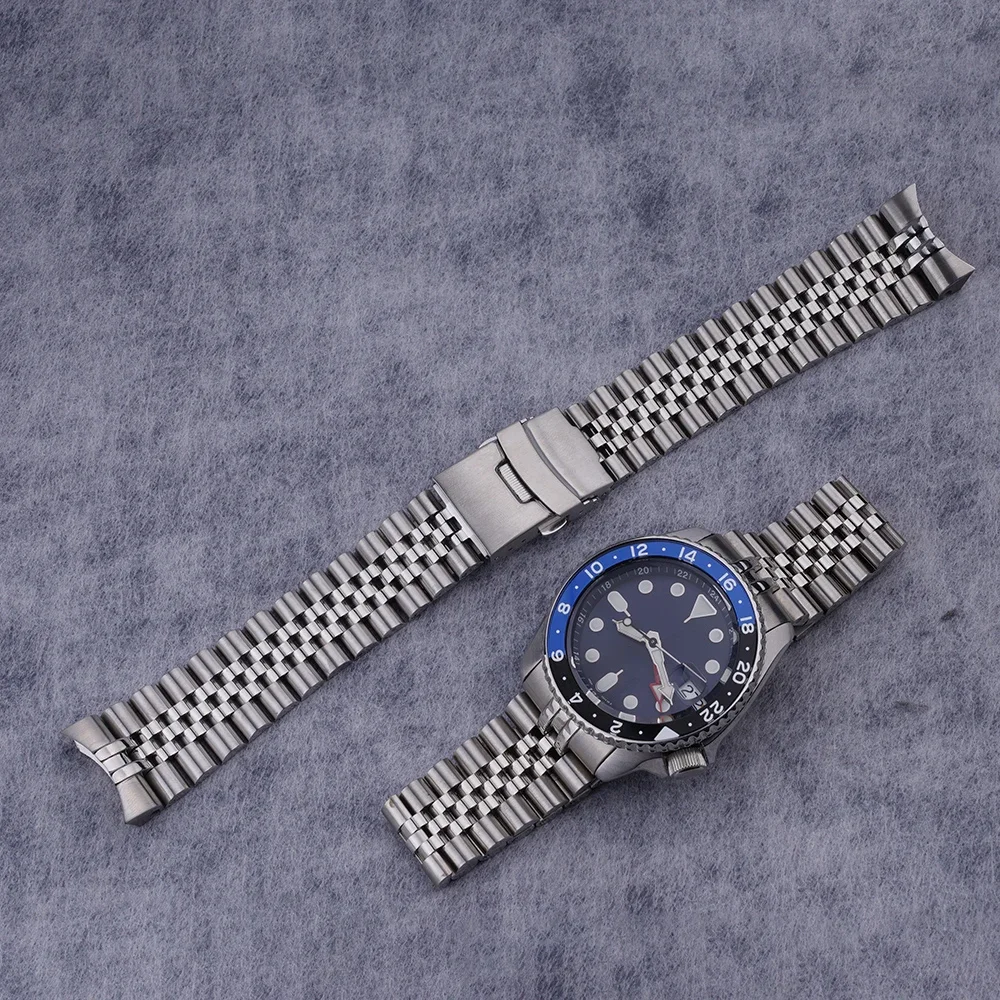 Carlywet 22mm Jubilee Strap fo - Seiko Watch 5 Sports ulasan dan harga