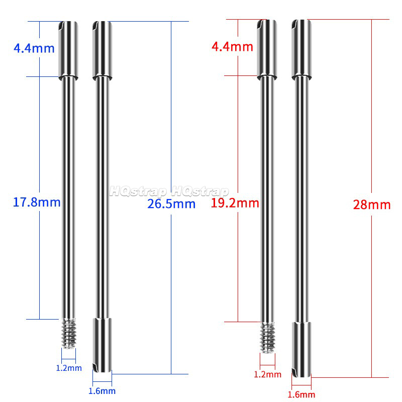 2pcs Stainless Steel Screw Pin - Audemars Piguet Watch Royal Oak ulasan dan harga