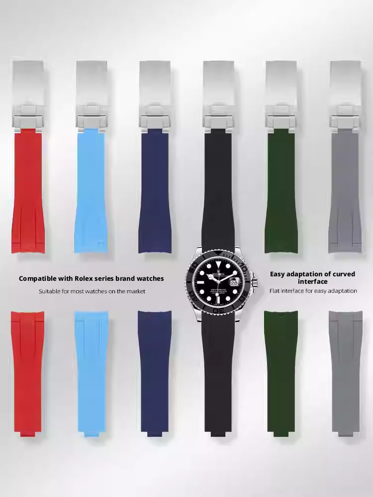 For Rolex High Quality Silicon - Butterfly Clasp Deployant ulasan dan harga