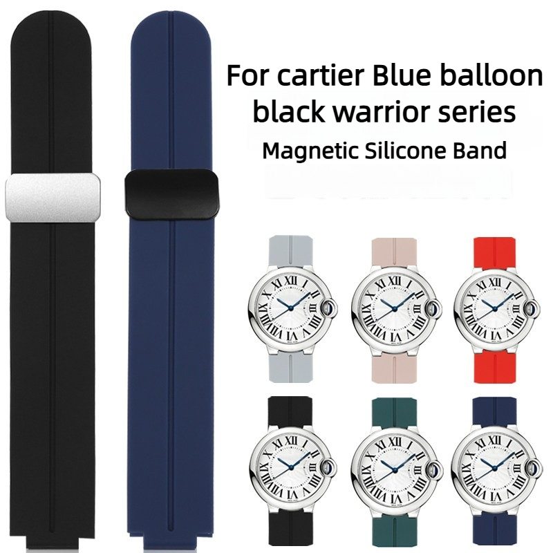 Convex end Magnetic Watch Stra - Cartier Watch Ballon Bleu ulasan dan harga