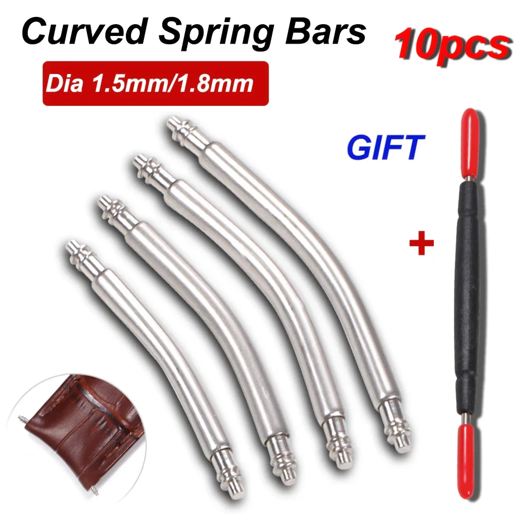 10pcs Curved End Spring Bar Di - Curved Spring Bar ulasan dan harga