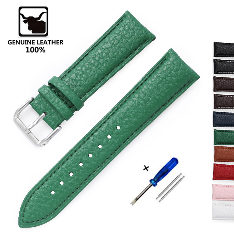 Litchi Pattern Soft Leather Wa - Suede Strap Watch ulasan dan harga