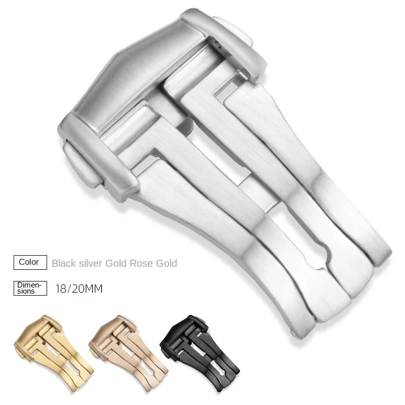 Stainless Steel Watch Buckle f - Butterfly Clasp Deployant ulasan dan harga