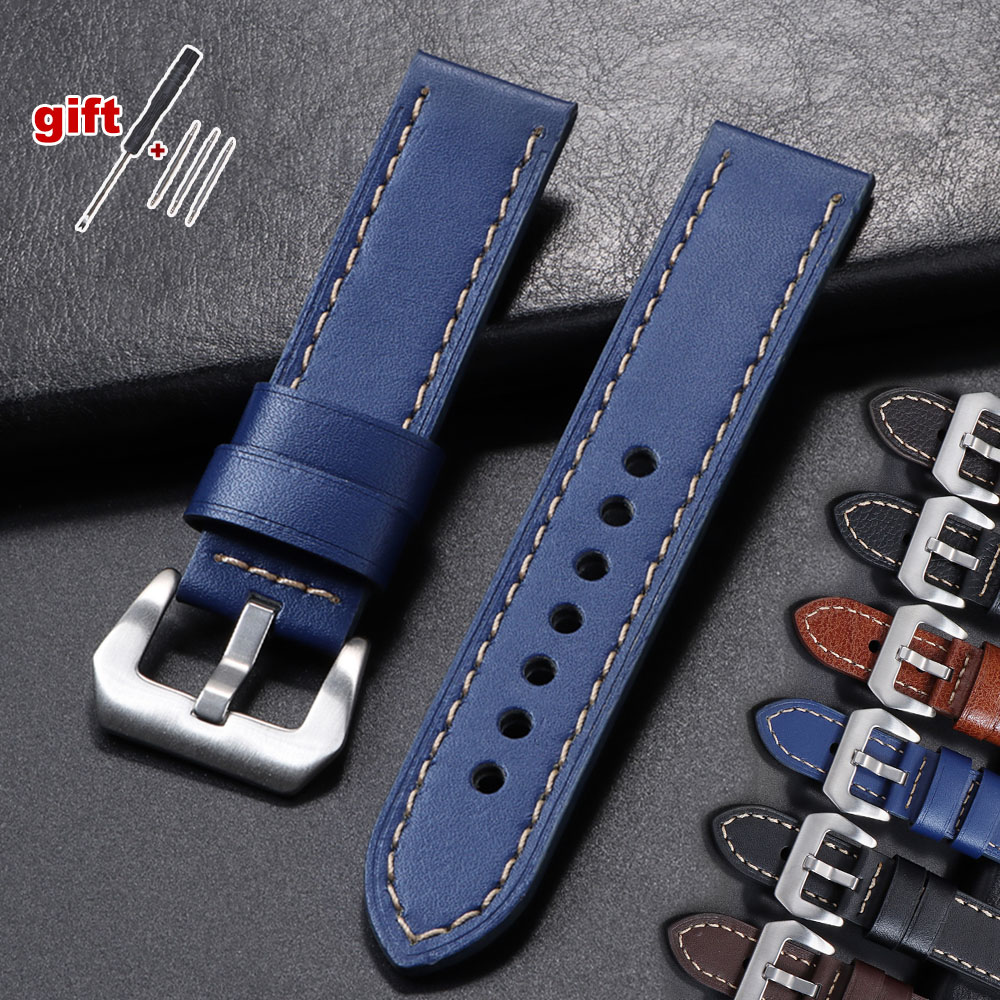 18mm 20mm 22mm 24mm Genuine Le - Suede Strap Watch ulasan dan harga