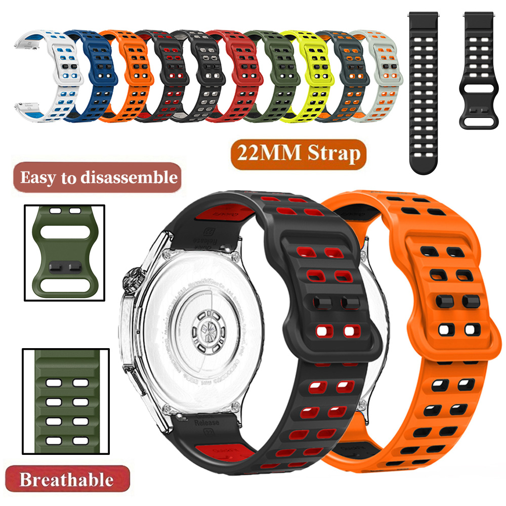 Silicone 22mm Strap For Garmin - Mesh Strap Metal ulasan dan harga