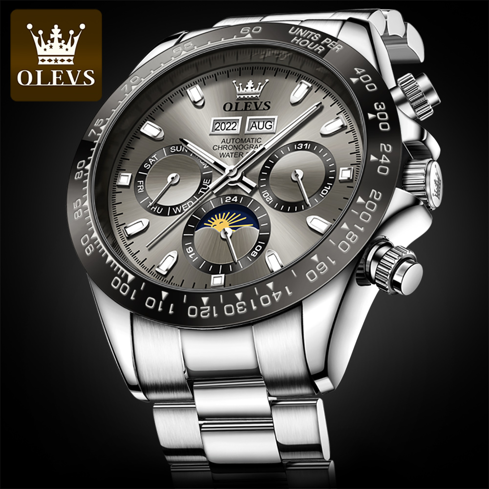 OLEVS 6654 Luxury Mens Watch C - Seiko Watch 5 Sports ulasan dan harga