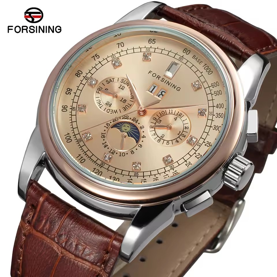 FORSINING Replica Multifunctio - Patek Philippe Watch Nautilus ulasan dan harga