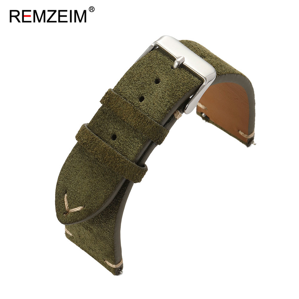 Unisex Suede Leather Watch Bel - Suede Strap Watch ulasan dan harga