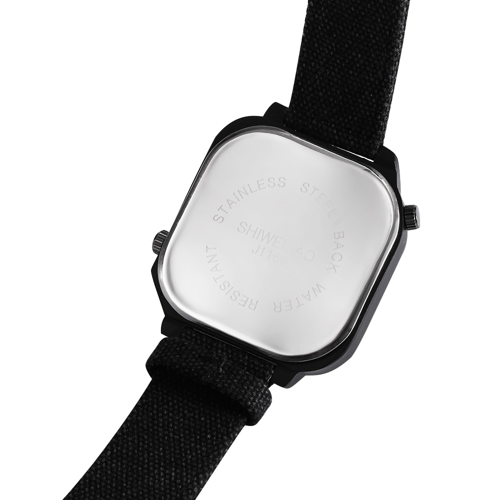 Quartz Mens Watches Top Brand  - Canvas Strap Watch ulasan dan harga