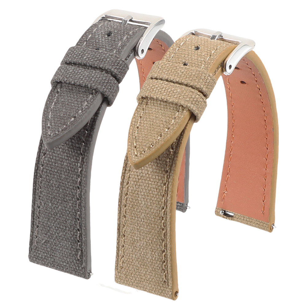 Handcrafted Slim Watch Strap 1 - Canvas Strap Watch ulasan dan harga