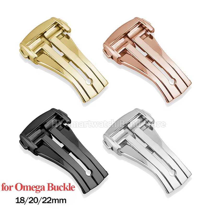 16mm 18mm 20mm Metal Watch Ban - Butterfly Clasp Deployant ulasan dan harga