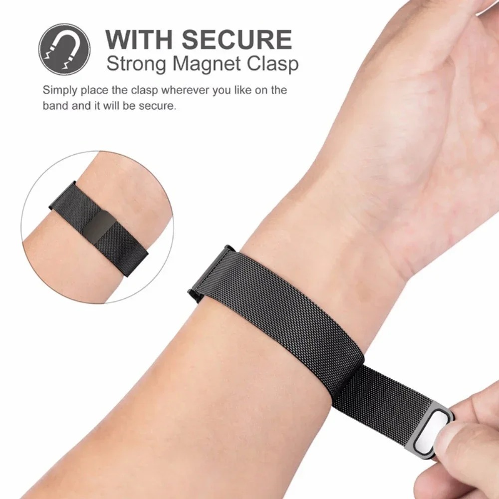 20mm 22mm Milanese Loop Strap  - Milanese Loop Magnetic ulasan dan harga