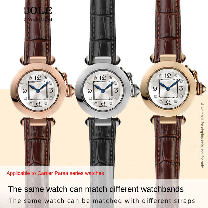 Cow Leather Watch Strap For Ca - Cartier Watch Tank ulasan dan harga
