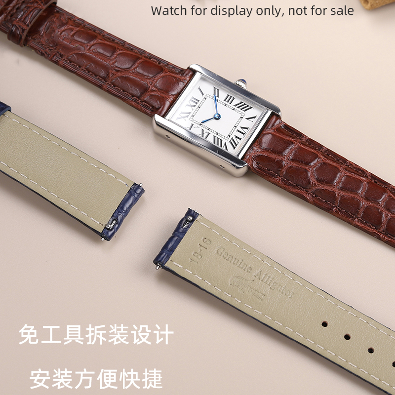 16mm 17 18 19 21 22mm Genuine  - Cartier Watch Santos ulasan dan harga