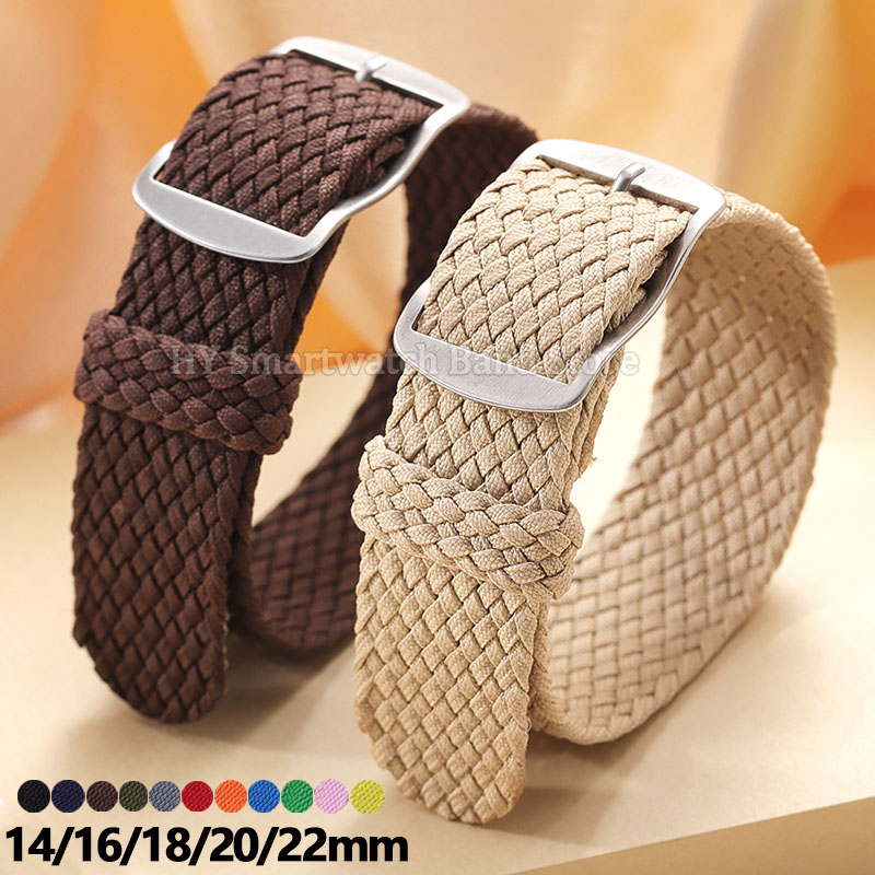 14mm 16mm 18mm 20mm 22mm Woven - Perlon Strap Woven ulasan dan harga