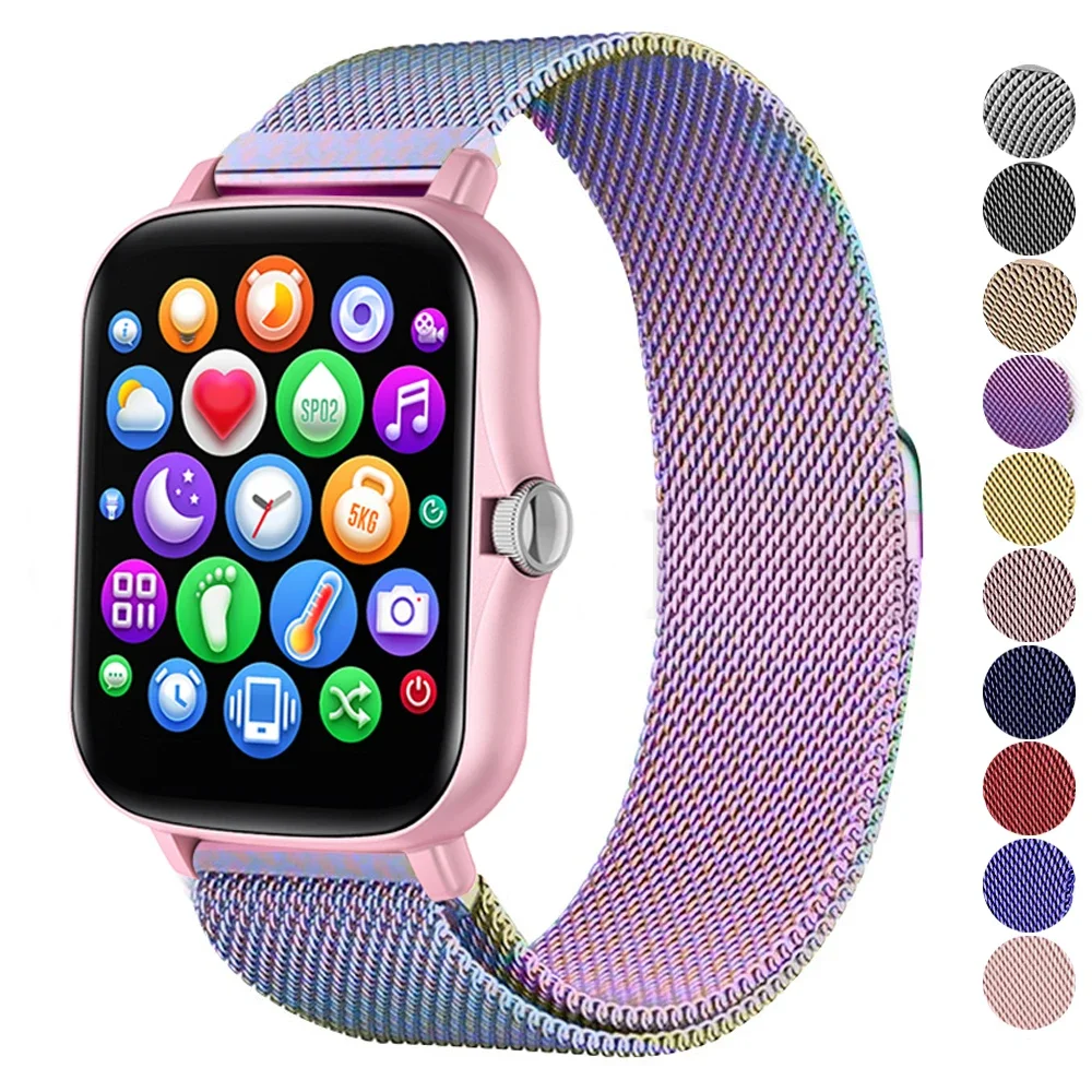 20mm strap For Amazfit GTS 4/3 - Milanese Loop Magnetic ulasan dan harga