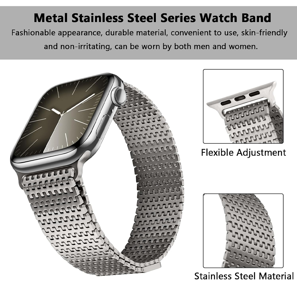 Titanium loop strap for Apple  - Milanese Loop Magnetic ulasan dan harga