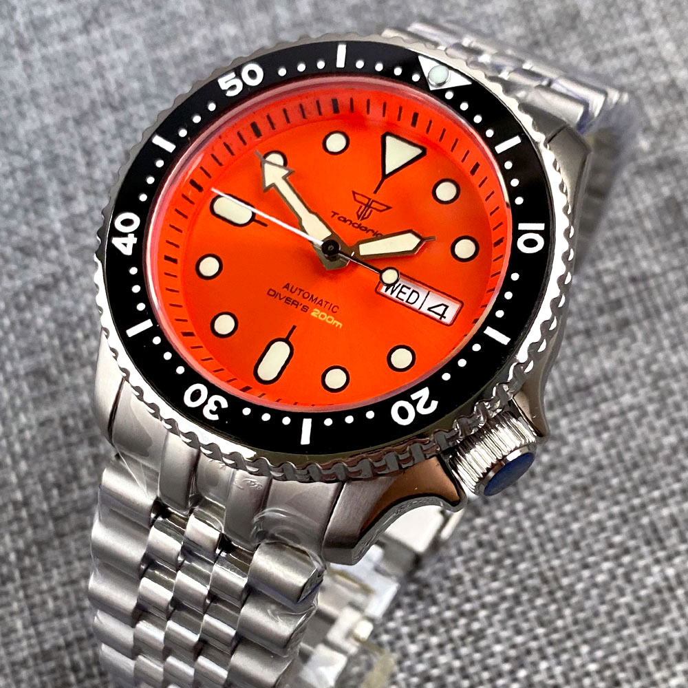 Tandorio Mod NH36A Weekday Dat - Seiko Watch Prospex ulasan dan harga