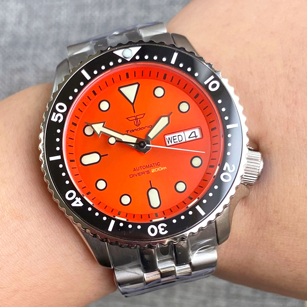 Tandorio Mod NH36A Weekday Dat - Seiko Watch Prospex ulasan dan harga