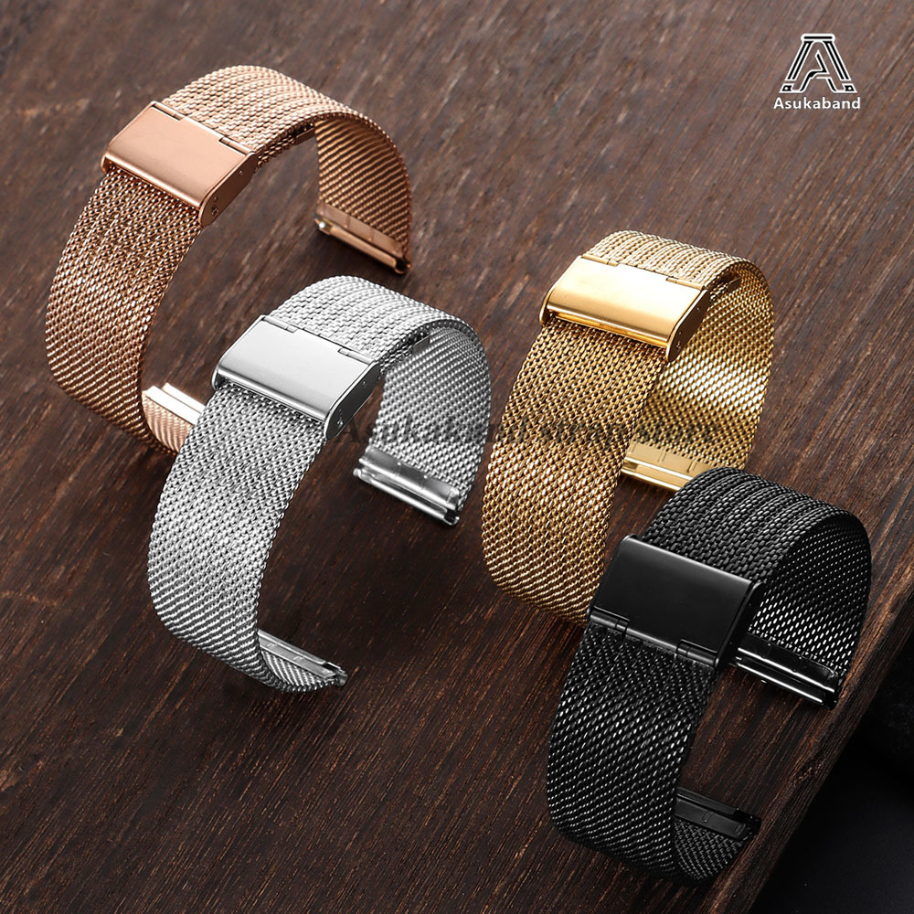 0.6 Mesh Milanese Stainless St - Mesh Strap Metal ulasan dan harga
