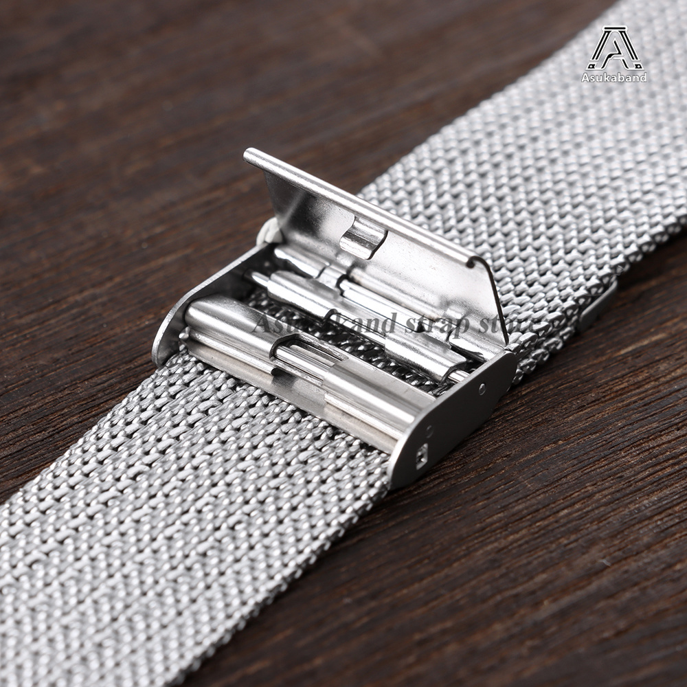 0.6 Mesh Milanese Stainless St - Mesh Strap Metal ulasan dan harga