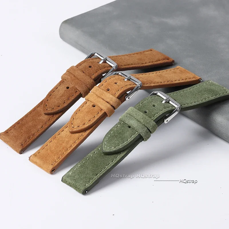 Suede Genuine Leather Watchban - Suede Strap Watch ulasan dan harga