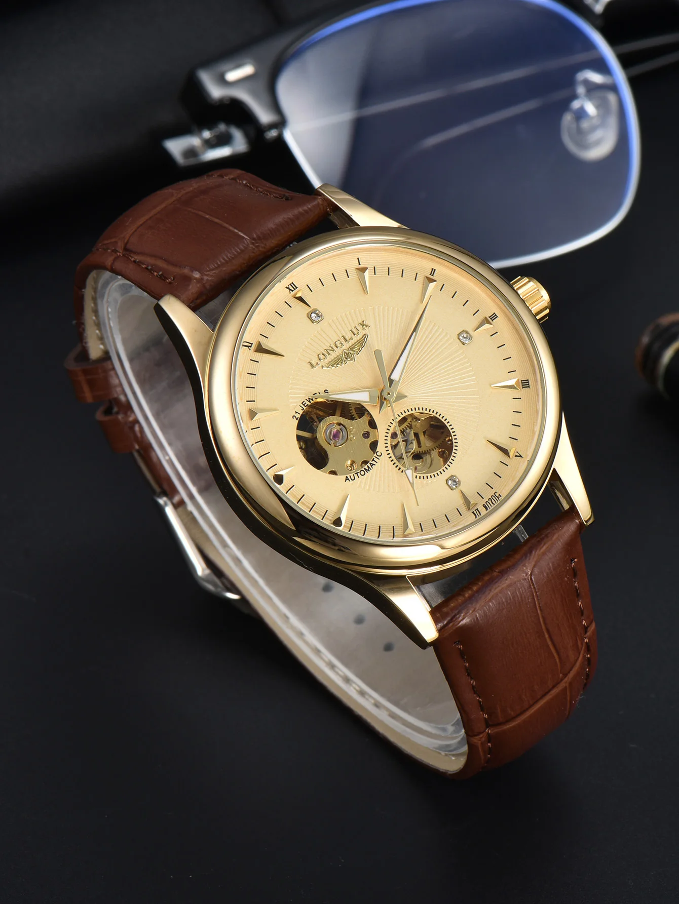 LONGLUX Automatic Watch Elegan - Seiko Watch 5 Sports ulasan dan harga